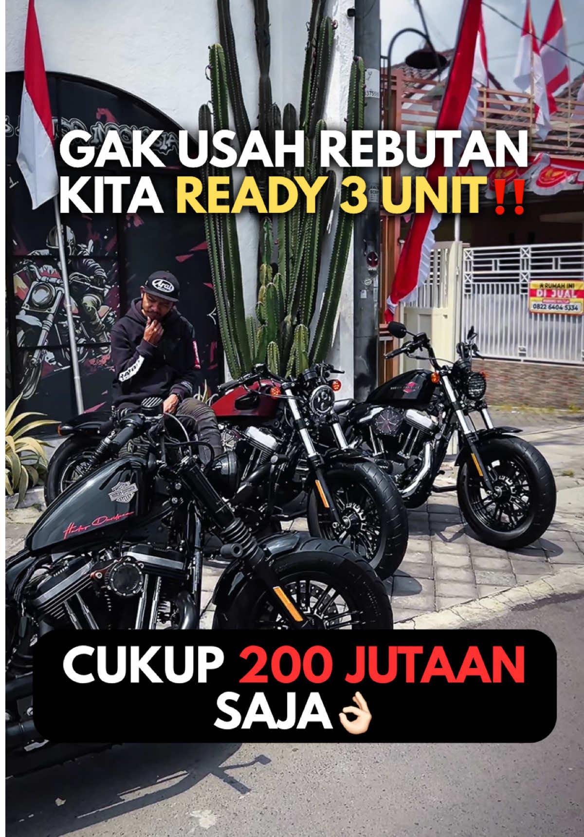 Cari motor Kalcer? Sudah pasti pilihannya sportster😎🤙🏻
