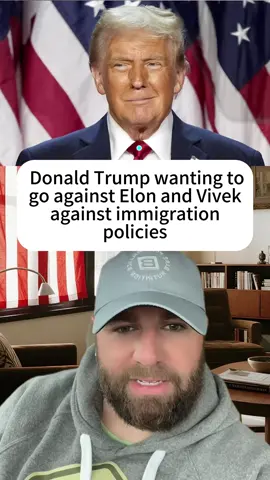 ##DonaldTrump##Trump##ElonMusk##2024ElectionDonald Trump wanting to go against Elon and Vivek regarding immigration policies if you get a doctorate or masters or bachelors, you should get your green card. Watch the video