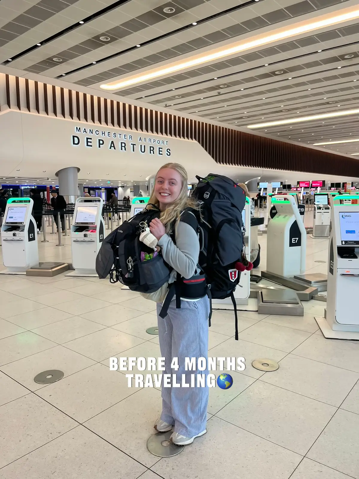 A heart full of memories and a pretty good tan🍊🩵 #beforeandafter #travelling #tan #cominghome #memories 