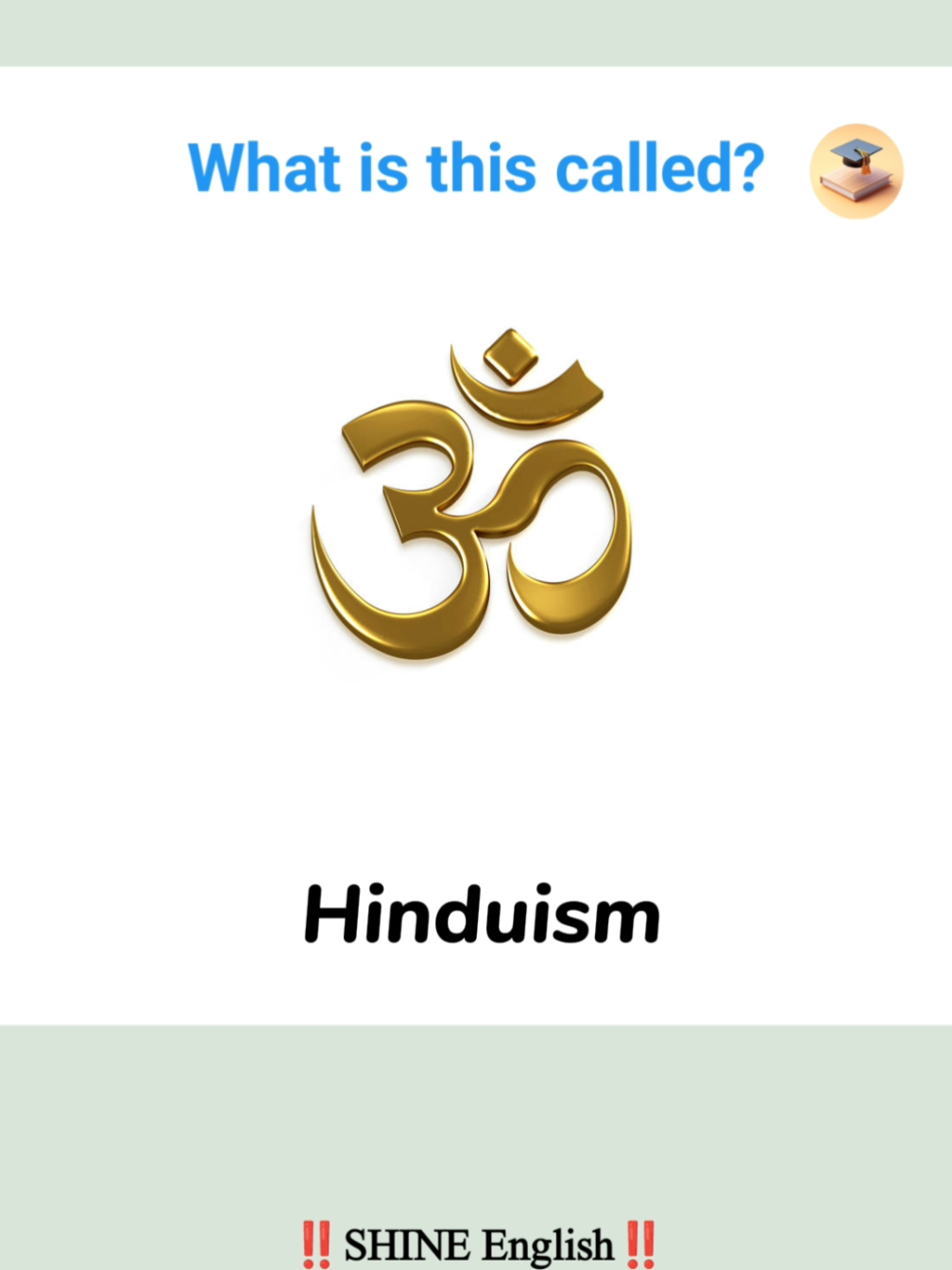Part 56||English Vocabulary with Pictures | Religion Symbols & Their Names☪️☮️#UK #BritishEnglish #LearnEnglish #FYP@Flash English @Galaxy English 