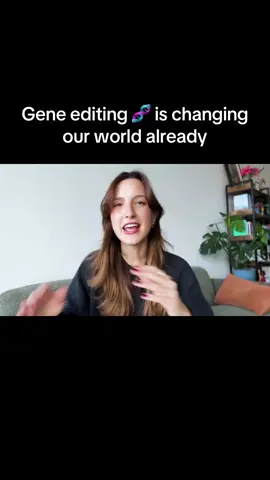 gene editing is a type of technology that will be all around us - in this episode I wanted to highlight 3 gene editing area that you probably haven’t heard of before #geneediting #biotech #scienceexplainers #sciencetok 