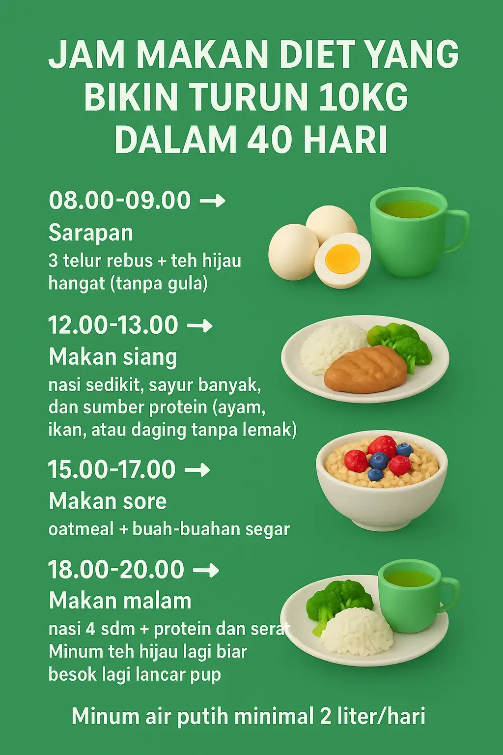 Punya body goals itu bukan soal diet ketat, tapi soal kebiasaan kecil yang terus dijalani. Mulailah dari langkah sederhana hari ini, hasilnya akan terasa dalam beberapa minggu ke depan. FOLLOW, LIKE, SIMPAN, DAN SHARE kalau menurutmu ini bermanfaat. ✨ #bodygoals #tipsdiet #dietnyaman #dietsehat #motivasi 