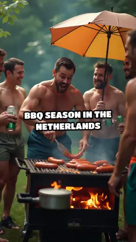When the temperature in the Netherlands hits 17°C, something magical (and slightly chaotic) happens… People drop their plans, panic-buy sausages, and fire up dusty BBQs with more optimism than skill. There’s always someone in socks and sandals calling themselves “grill master,” and someone else holding an umbrella over half-burnt chicken declaring, “Dit is pas gezellig!” 🇳🇱 Is the meat cooked? Debatable. Is the salad homemade? Never. Is it gezellig? Always. This is Dutch BBQ culture in all its smoky, slightly undercooked glory — and we love it. Would you survive one? #DutchSummer #BBQDisaster #GrillChaos #NetherlandsLife #FoodTraditions #Gezelligheid