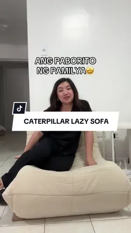 CATERPILLAR LAZY SOFA! GRABE PINAG AAGAWAN ETO DITO SA BAHAY! 🤣😅 #aizagayagaya #aizareview #homefinds #lazysofa #sofa 