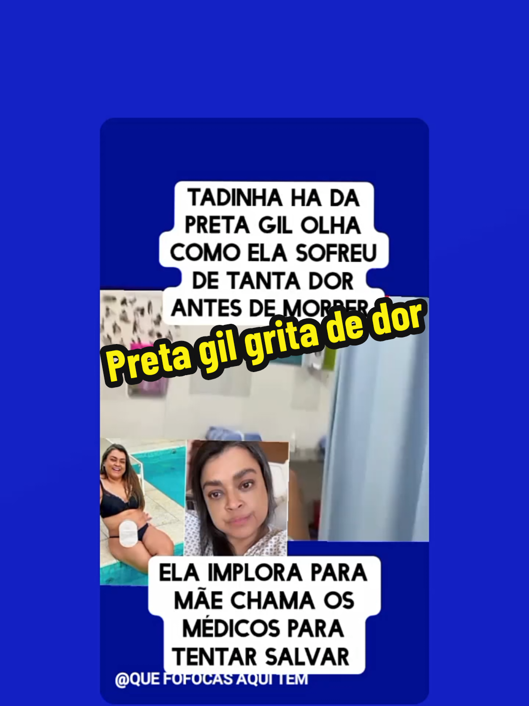 Preta gil no hospital