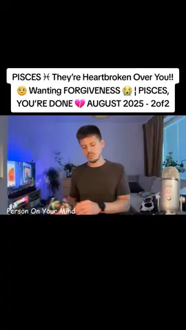 PISCES ♓︎ They’re Heartbroken Over You!! 🥺 Wanting FORGIVENESS 😭 ¦ PISCES, YOU’RE DONE 💔 AUGUST 2025 - 2of2 #tarot #trending #tarotreading #pisces 