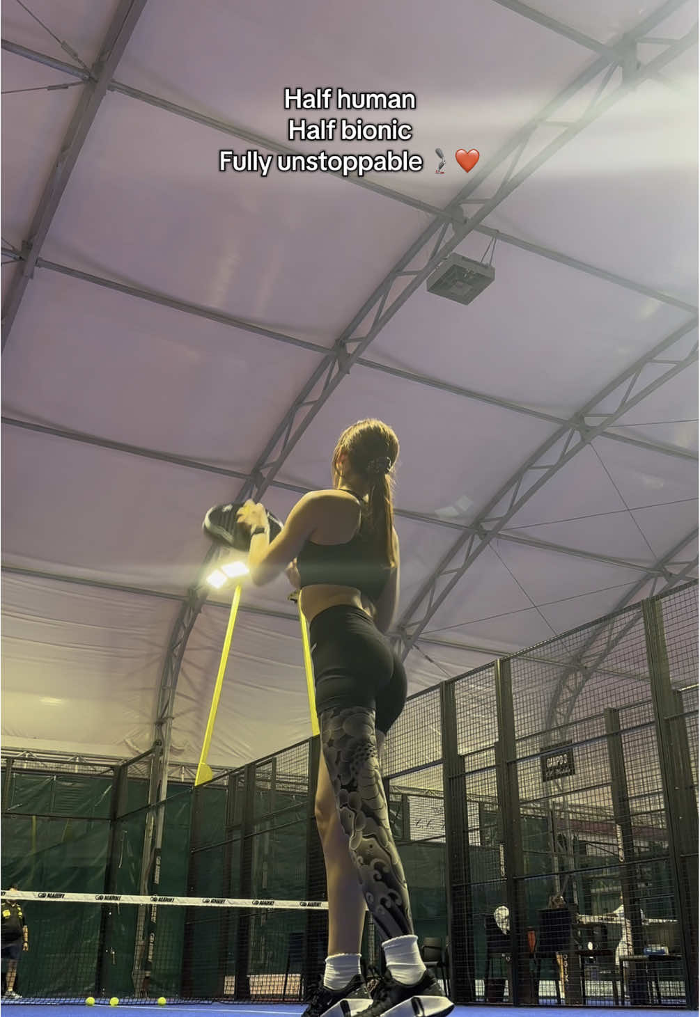 This is just the beginning💛 🦿1g: allysstar_ #prosthetic #amputee #disability #inclusion #padel 