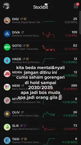 hidup itu kita tidak tau,yang penting dicoba🙂#saham #investasisaham #sahamgorengan #mentalbaja #bosmuda 