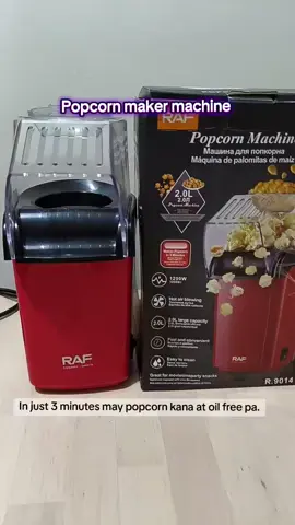 RAF Popcorn maker oil free, Portable popcorn machine, mini popcorn, Electric popcorn popper #popcornmaker  #popcornmachine  #minipopcornmachine  #tiktokfindsph 