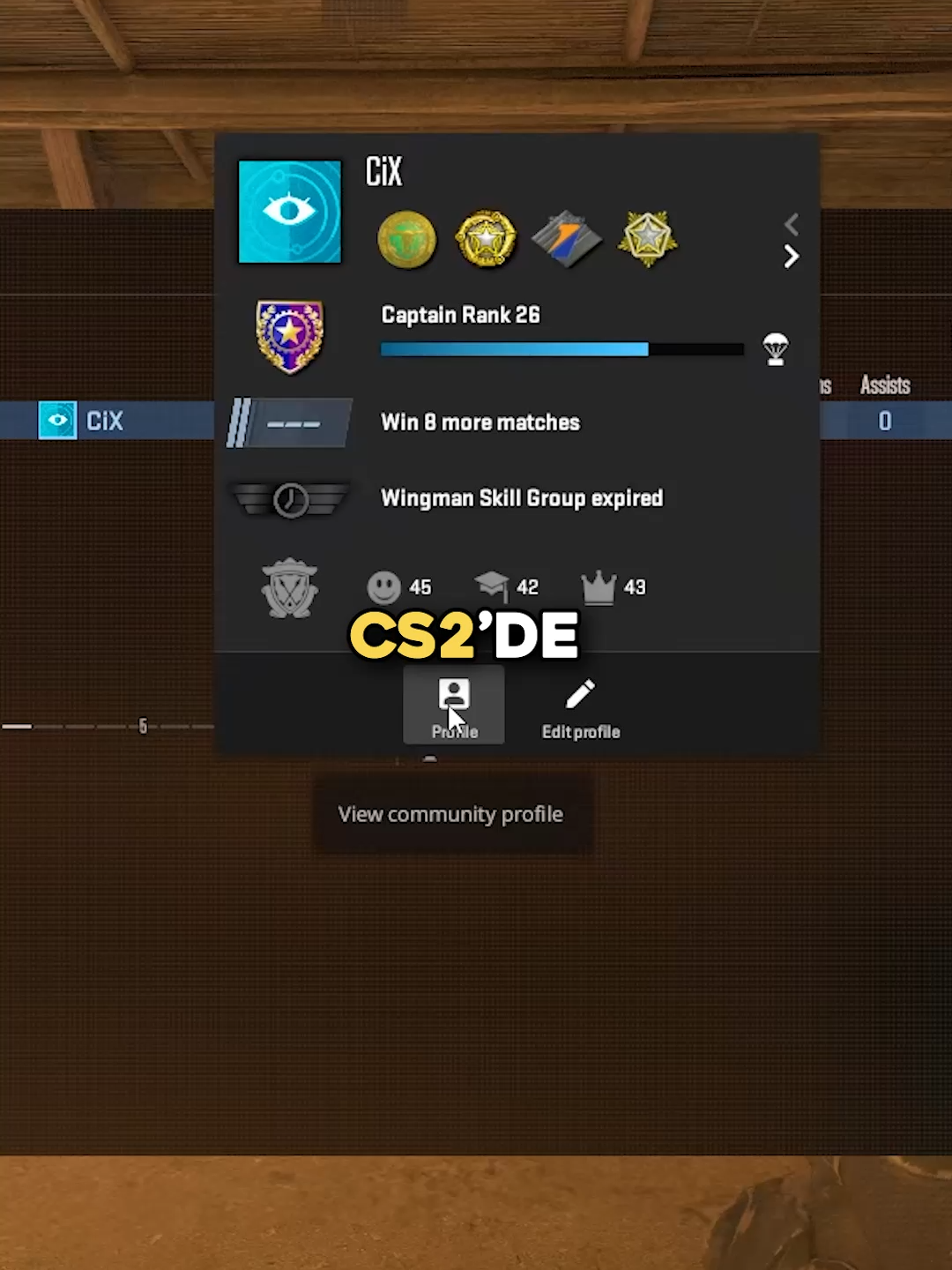 CS2'de rakiplerin istatistiklerini görmenin en pratik yolu #GamingOnTikTok