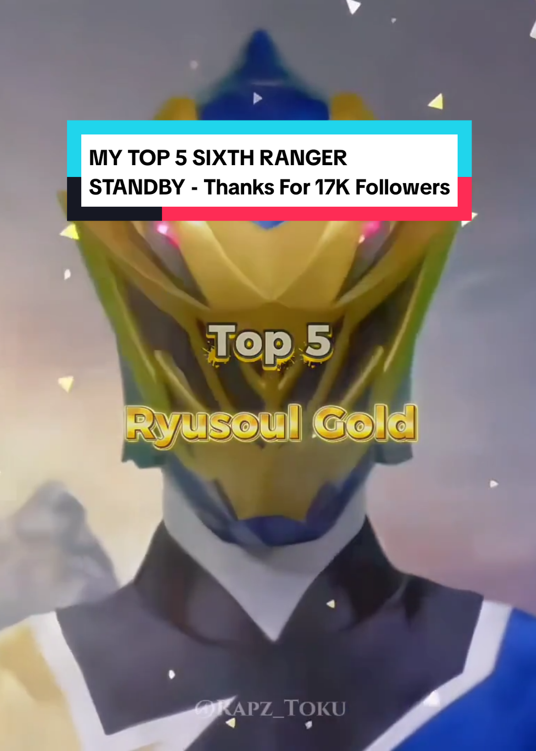 My Top 5 Sixth Ranger STANDBY LOOP 🎶 #top5  #スーパー戦隊 #Standby #Tokusatsu #fypシ゚ 