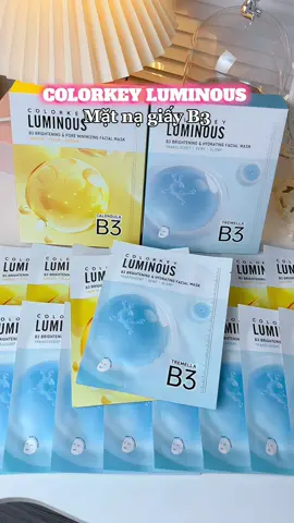 Mặt nạ B3 hỗ trợ dưỡng sáng da #colorkeyluminous #colorkeyvn #matna #matnab3 #chamsocda 