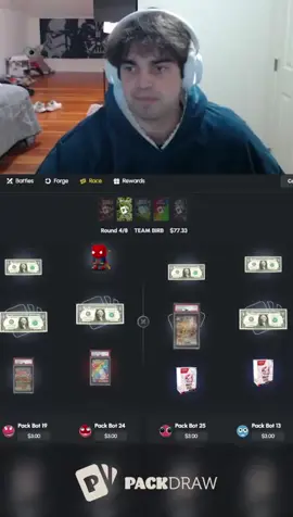 Still W 🤯 Can’t believe the luck tonight! 😭 Follow 4️⃣🦚