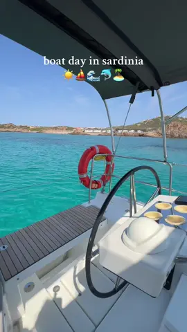 A boat day is a must in Sardinia since there is a big parking and crowd problem in the public beaches.  We loved the crystal blue waters 💙 Let me know if you want to learn the details of the company we chose 😍 #sardinia #boatday #italy #eurosummer #islandlife 