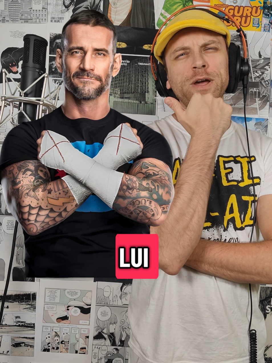LUI-LEI-IO e TU! #cmpunk  Seguimi e commenta la prossima sigla che vorresti ascoltare.  #wrestling #WWE #cover #bestintheworld 