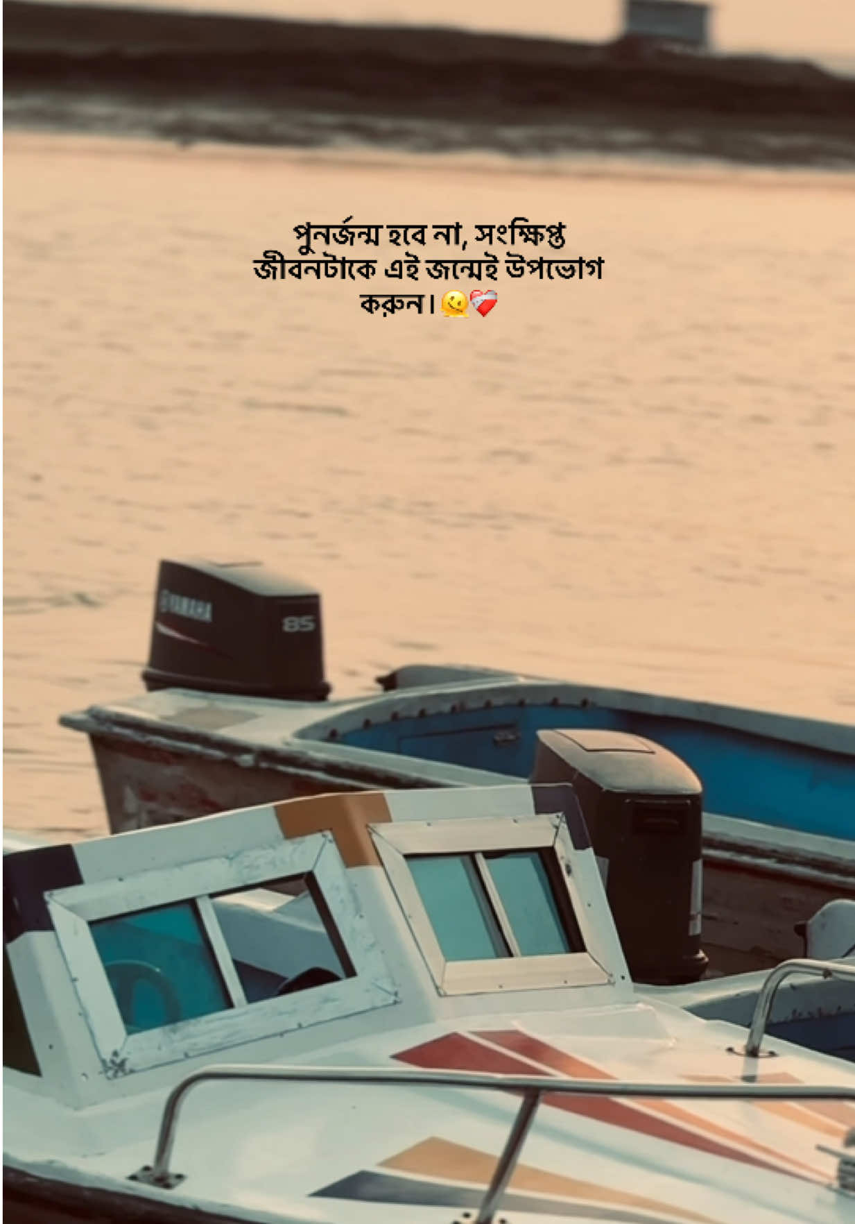 পুনর্জন্ম হবে না, সংক্ষিপ্ত জীবনটাকে এই জন্মেই উপভোগ করুন।❤️‍🩹#foryou #vairal #caption #river 🫠