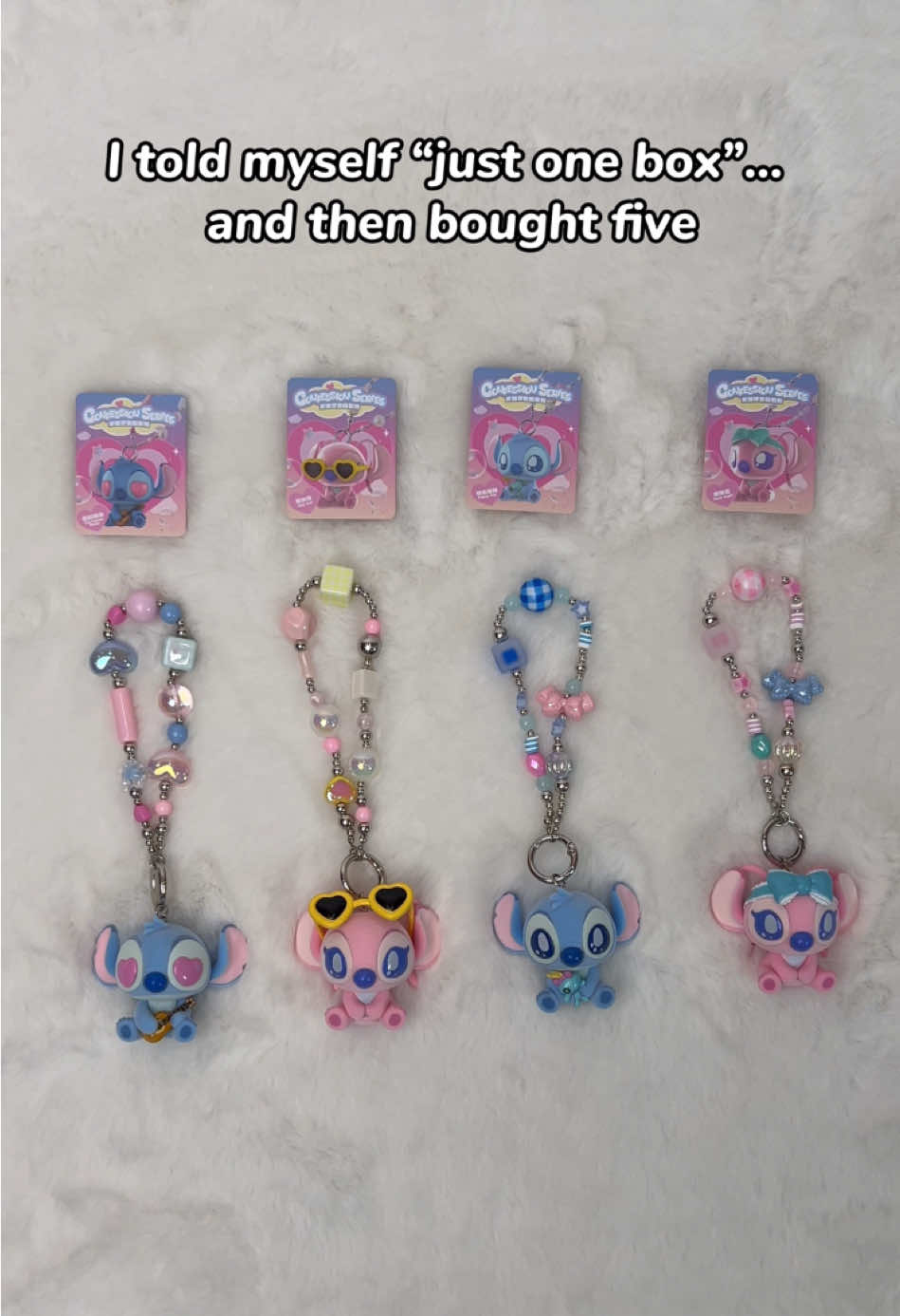 Beads so pretty,Stitch so cute 🥰 💕#stitchpendant #stitchkeychain #stitch #stitchconfessions #unboxing 