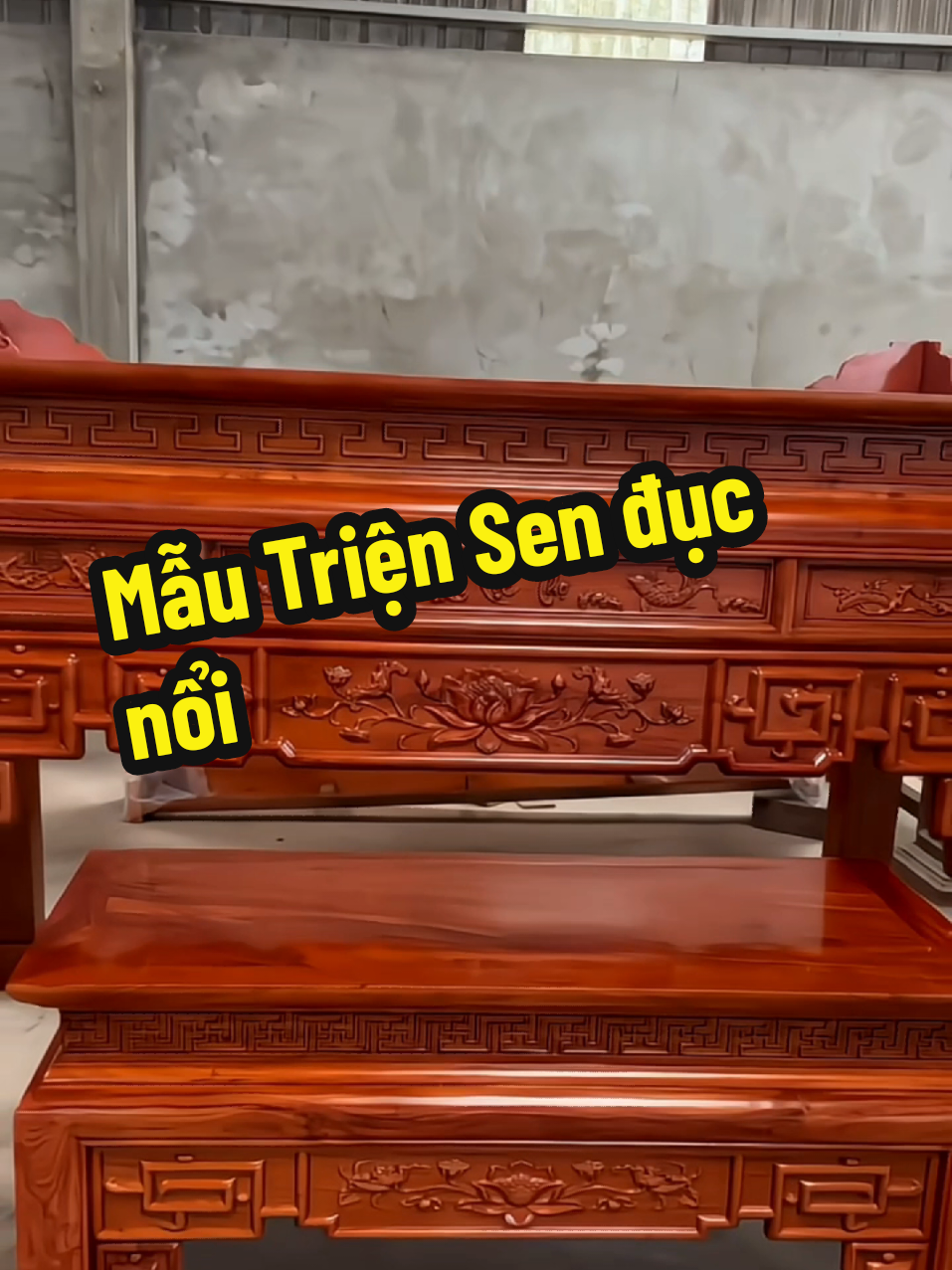 Mẫu Triện Sen đục nổi Bông Sen các bác mà thêm dát vàng lên thì đẹp tuyệt vời ạ🥰 #daophat #phongthuytamlinh #bantho #tamlinh #phongthuy 