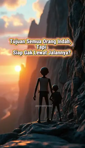 Semua mau tujuan indah, tapi gak semua siap lewat jalan susah. Lo tipe yang bertahan atau nyerah di tengah jalan? 💬 #MotivasiHidup #MindsetSukses #MentalKuat #SelfGrowth #PelajaranHidup 