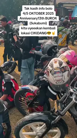 sukses dan ramaikan lurrrr ANNIVERSARY13TH (BUROK) BARUDAK RAIDER'S OTOMOTIF KING SUKABUMI #burok#rjs #rjs008 #rajajalursukabumi #rxkingsukabumi #rxkingjawabarat #rxkingbandung #rxkingmedan #rxkingjogja #rxkingnusantara👑💨 #rxkingindonesia135 #rxkingindonesia🇲🇨🙏 