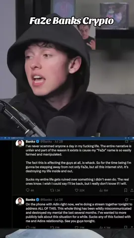 FaZe Banks Crypto #fazebanks #fyp #jacobsartorius #kaylamalecc 