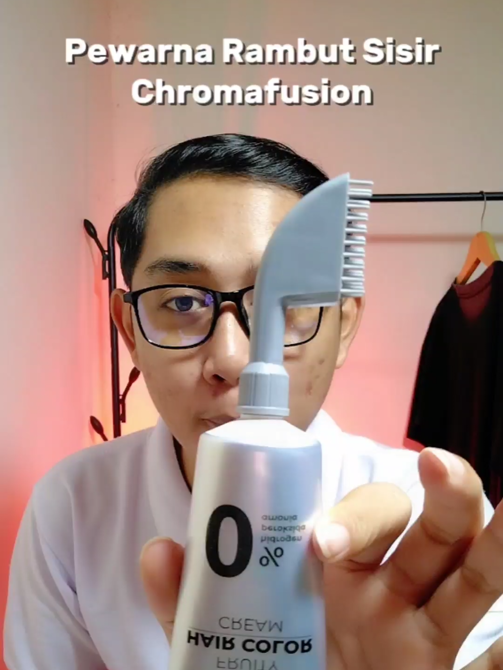 Membalas @saparudincarita  pewarna rambut chromafusion dari bahan alami harganya murah promo #pewarnarambut #chromafusion #catrambut #uban #modalkontendoang 