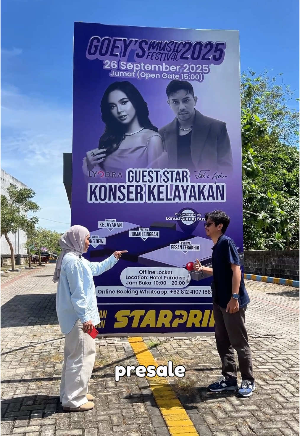 BURU LANGSUNG BELI  TIKET KELAYAKAN JANGAN SAMPE NAIK LAGI LOH YAH😭 MAU HEMAT  BELI PAKET BUNDLING AJA ATAU MAU GERATISAN  kaya kak lien  bisa ikutan Give away aja beb langsung aja cek IG @goeysmusicfestival dan ikutan give awaynya semoga  beruntung 🤗😘♥️  #lyodra #tarakan #kaltara #febian #febianihermaini #l #f #fyppppppppppppppppppppppp 