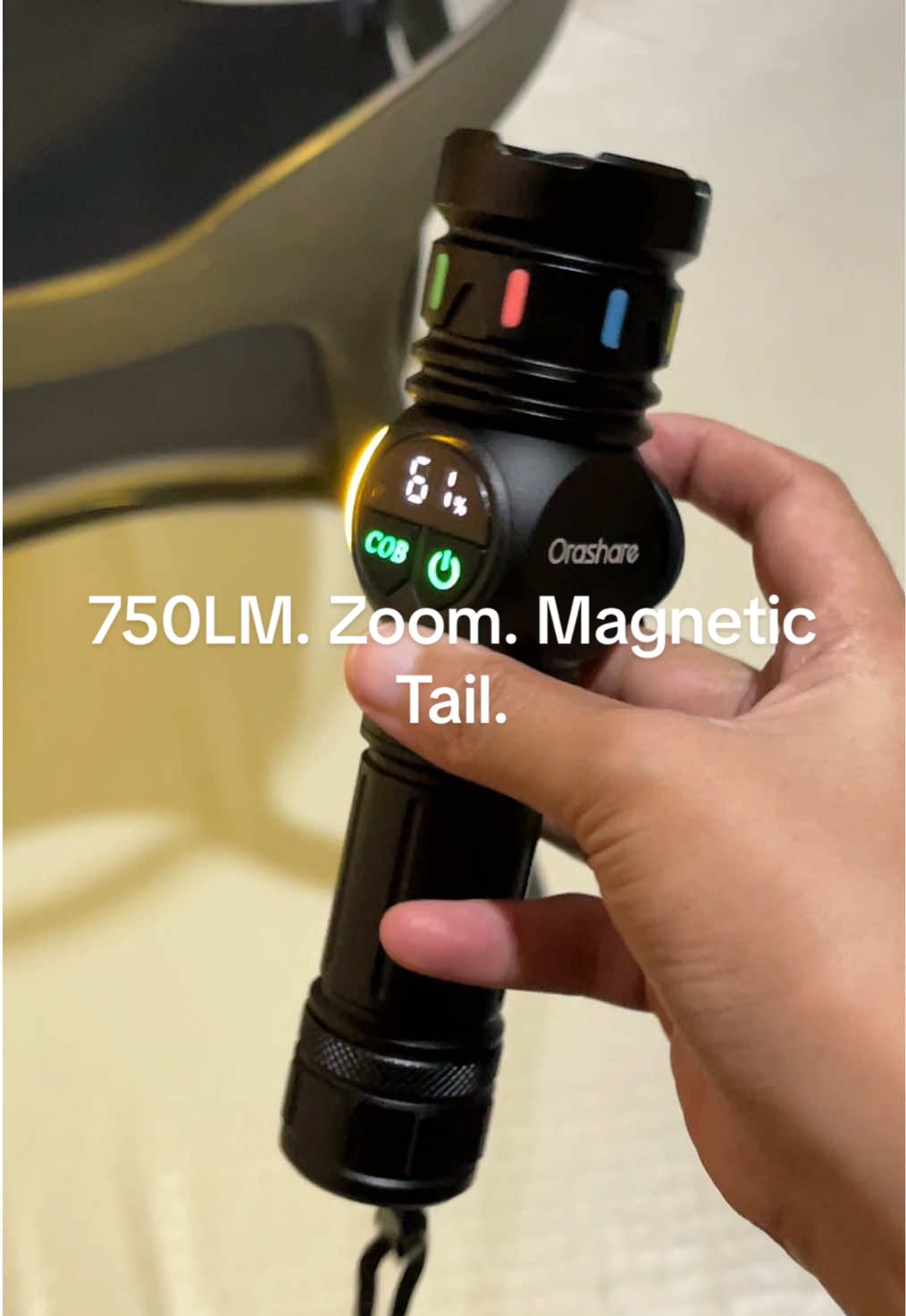Power, precision, and portability. #orashare #ledflashlight #zoomtorch #outdoorgear #gadgets