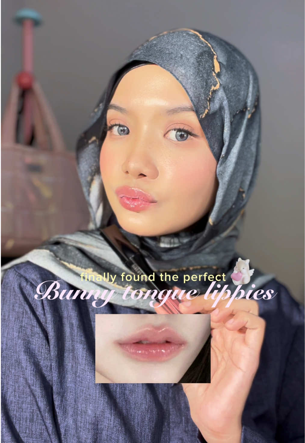 my new obsession timephoria lip stain shade 001 Nova , the perfect pink bunny tongue lippies #timephorialipstain #lippies 