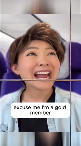 She’s a GOLD member #cabincrewlife