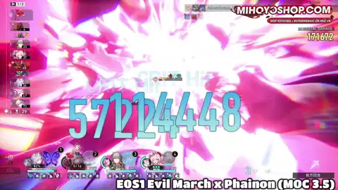 Showcase Castorice with M7 full team E0S1 vs Moc 12 Lyus 10m hp no eidolon limited.#HonkaiStarRail #HSR #evernight #hsr #castorice 