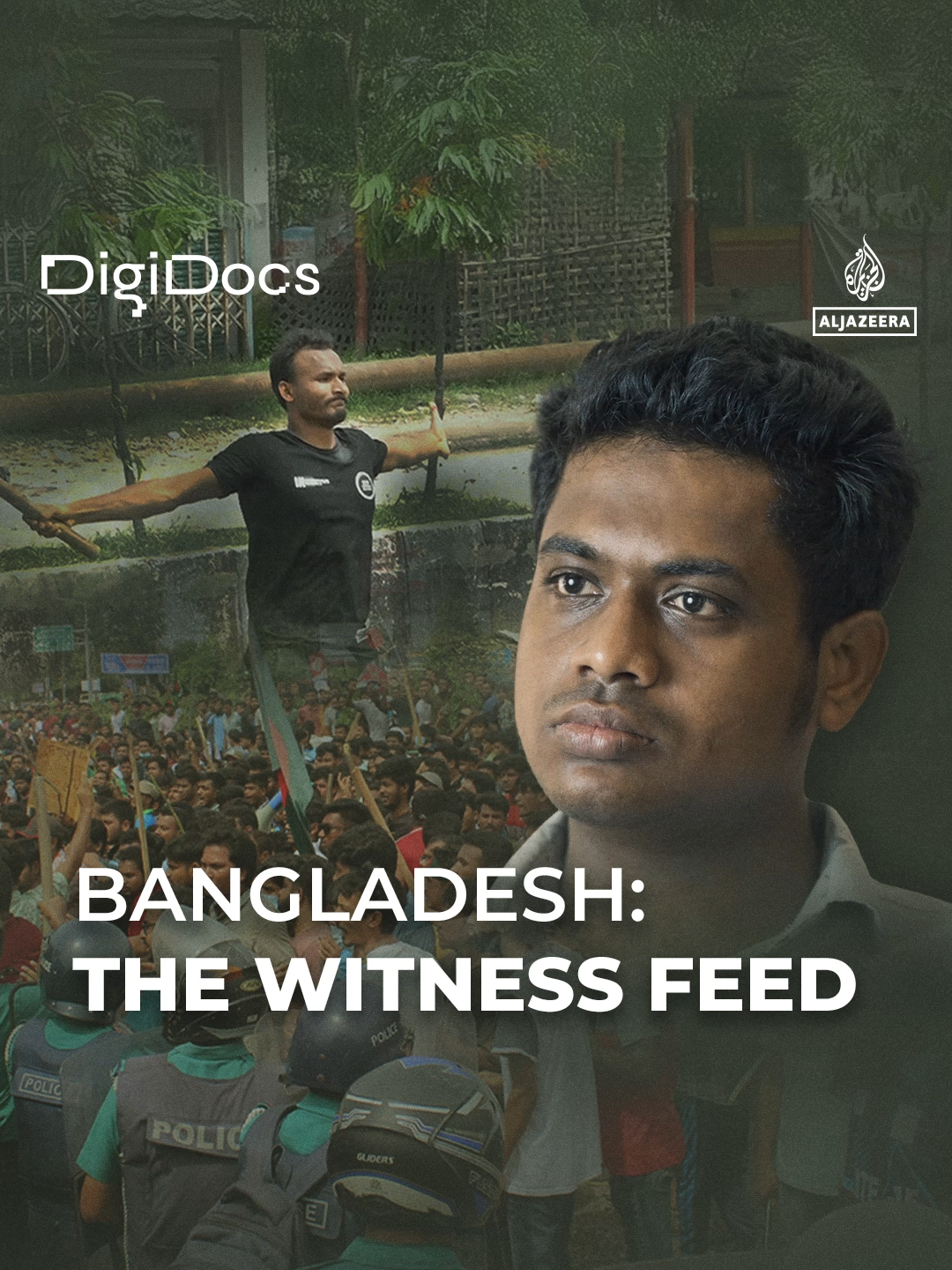 In July 2024, a wave of student protests swept across #Bangladesh, driven by outrage over a government job quota system seen as unjust. . But on July 16, chaos erupted at Begum Rokeya University in Rangpur. . With just a phone, one young student journalist livestreamed the deadly crackdown that led to the police killing of Abu Sayed. He had been a senior student leader and key voice in the Students Against Discrimination movement. . What began as an unplanned livestream became a national turning point. . That student became a witness, and a victim became a martyr. . Watch The Witness Feed, an Al Jazeera #DigiDocs short documentary.