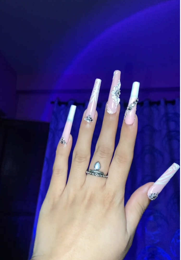 so smooth..... 😩💅🎀💋 #nails #fypシ #fy #trend #trending 