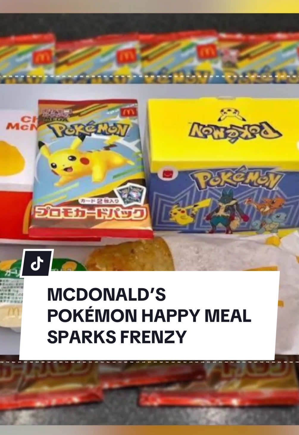 McDonald's in Japan has been forced to apologise and cancel a Happy Meal campaign after the toy caused such a frenzy, customers were buying the meals and ditching the uneaten food in mounds outside stores. The toy was a special edition Pokémon card and proved so popular it sold out within a day. 10's Late News explains. #japan #mcdonalds #happymeal #pokemon 