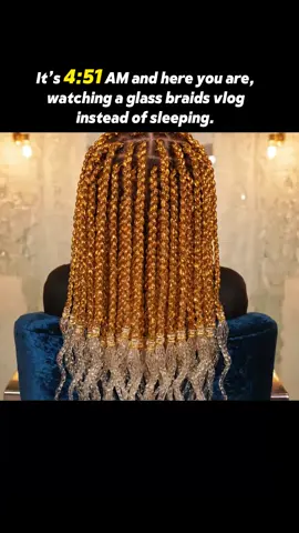 You’are watching glass braids get trimmed instead of 😴 #fpy#relaxing#oddlysatisfying#asmrai#blackgirlhair#blackgirlmagic