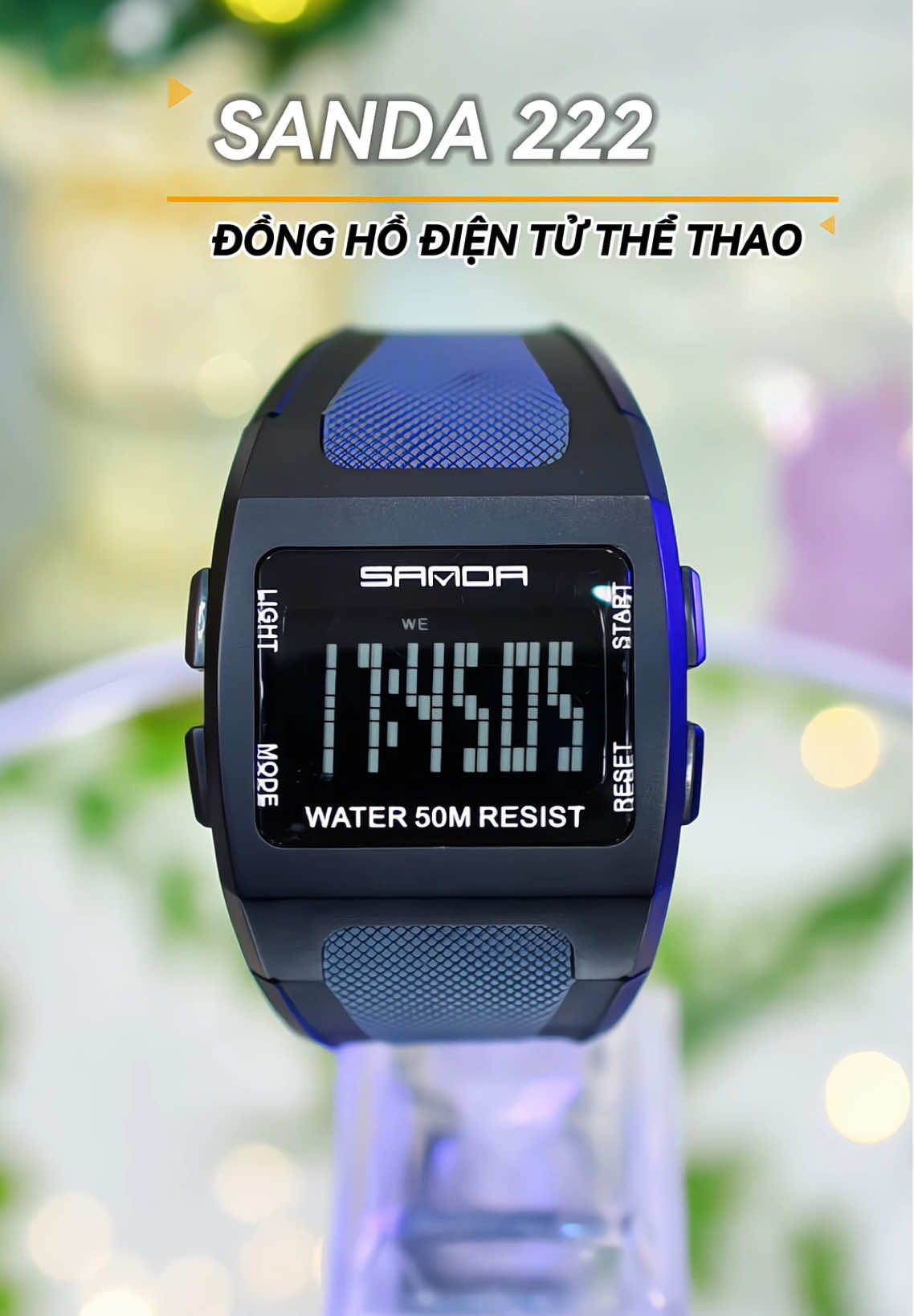 Đồng hồ điện tử thể thao sanda 222 #dongho #donghonam #donghodientu #sanda #sandawatch 