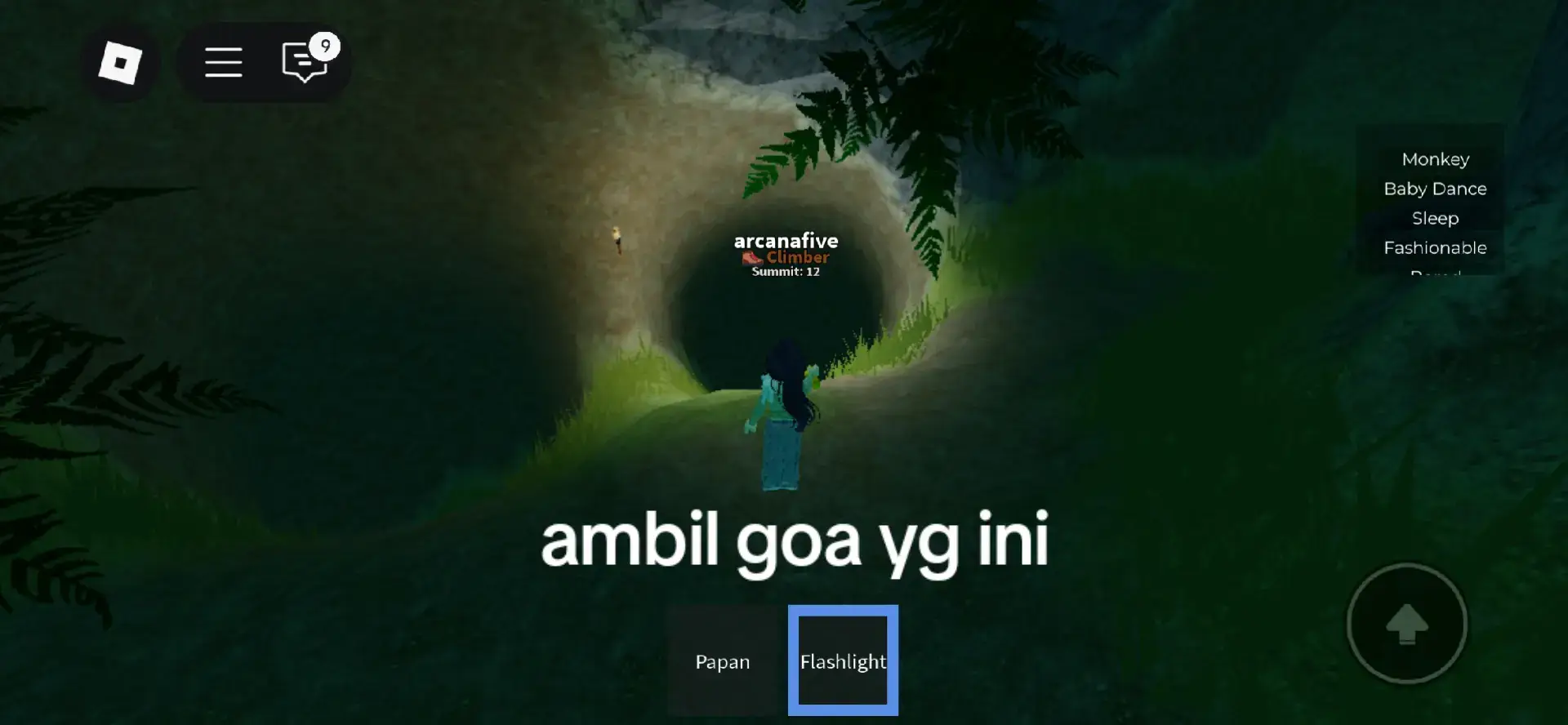 Kembali ke Gunung Daun demi mencari air terjun ghoib dalam goa tersembunyi.  Silahkan dicoba 🫂🏞️ #roblox #gunungdaunroblox #gunungdaun #gunungroblox #goagunungdaun 