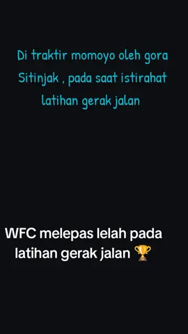 Diselah cape latihan gerak jalan dan istirahat di WFC ditraktir Gora Sitinjak dengan minum momoyo 🏆 #promomakanmerdeka #sorotan #semua #guruolahragadohotdakdanak #sumatera 