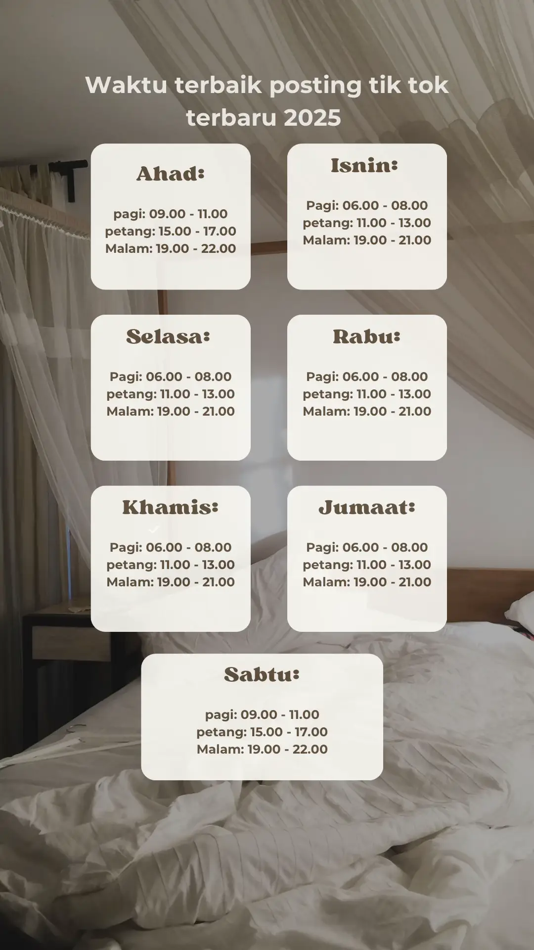 💡 Tips Tambahan Biar Konten Kau Meletup di FYP: 1️⃣ Hashtag Power – Guna yang relevan macam #fyp #foryou dan hashtag trending ikut niche video kau. 2️⃣ Ikut Trend – Join lagu, filter & cabaran yang tengah viral. 3️⃣ Durasi Padu – Video pendek + hook padu di 3 saat pertama. 4️⃣ Rajin Interaksi – Reply komen & engage dengan followers. 5️⃣ Konsisten – Post ikut masa yang sama setiap hari/ minggu. #jampostingtiktok #tipsfypmalaysia #tiktok2025       