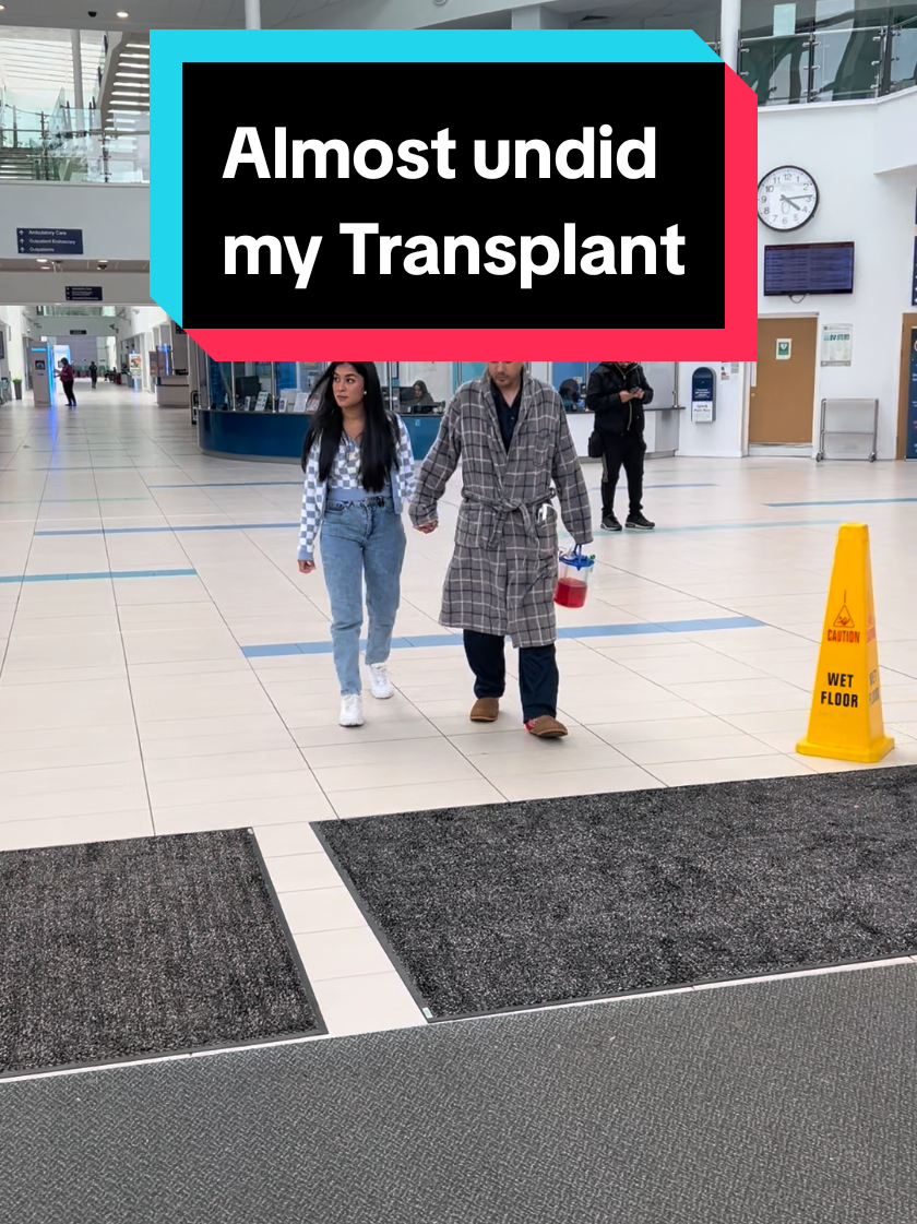 Just a few days after my liver transplant, walking out of the ward with my drain bucket in one hand and my partner’s hand in the other… and I nearly made it all the way without tripping over the mat. Recovery comes with its own challenges — some more unexpected than others! @Hybrid 💛  #LiverTransplant  #TransplantJourney  #PostTransplant  #PSC #autoimmune 