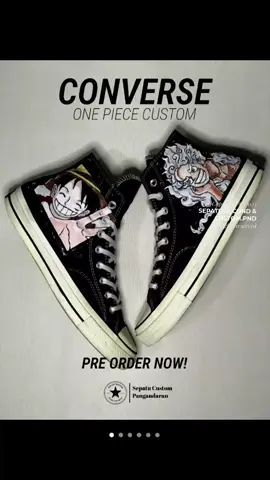 ✅Pre Order✅ •CONVERSE ALL STAR 70S  CUSTOM• Bebas Request Design/Gambar Price?DM! ONE PIECE MONKEY D LUFFY GEAR 5 🎨 #customconverse  #customshoes #onepiece #luffyonepiece #monkeydluffy 