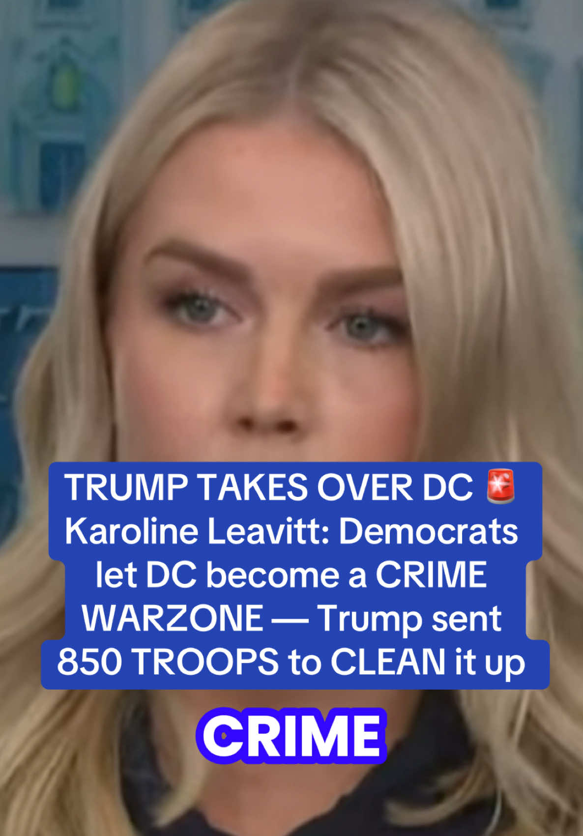 TRUMP TAKES OVER DC 🚨 Karoline Leavitt: “Democrats let DC become a crime warzone — Trump sent 850 TROOPS to clean it up.” 📕 Free eBook → https://politicsparty.store 🛒 Patriot Gear → https://www.amazon.com/shop/politicsparty/list/2MJW4QS4SYCUB #Trump2025 #MAGA #DonaldTrump #KarolineLeavitt #Politics #Patriot #TrumpNews #AmericaFirst #DrainTheSwamp #BorderCrisis #Conservative #BidenDisaster #Truth #PoliticalTikTok #WakeUpAmerica #FYP #Viral #BreakingNews