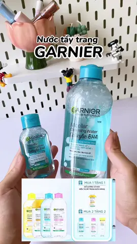 Mua 1 tặng 1 bà kon ơi#nuoctaytrang #garnier #ntt #micellarwater #nuoctaytranggarnier #dadaumun #goclamdep 