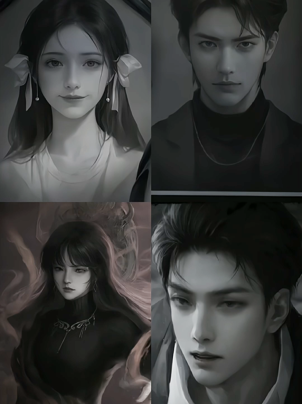 F4 ảnh thờ trong áo cưới giấy:)) ko biết còn thiếu ai ko ta?🤔😂 #纸嫁衣 #aocuoigiay #xh #xhtiktok #flop 