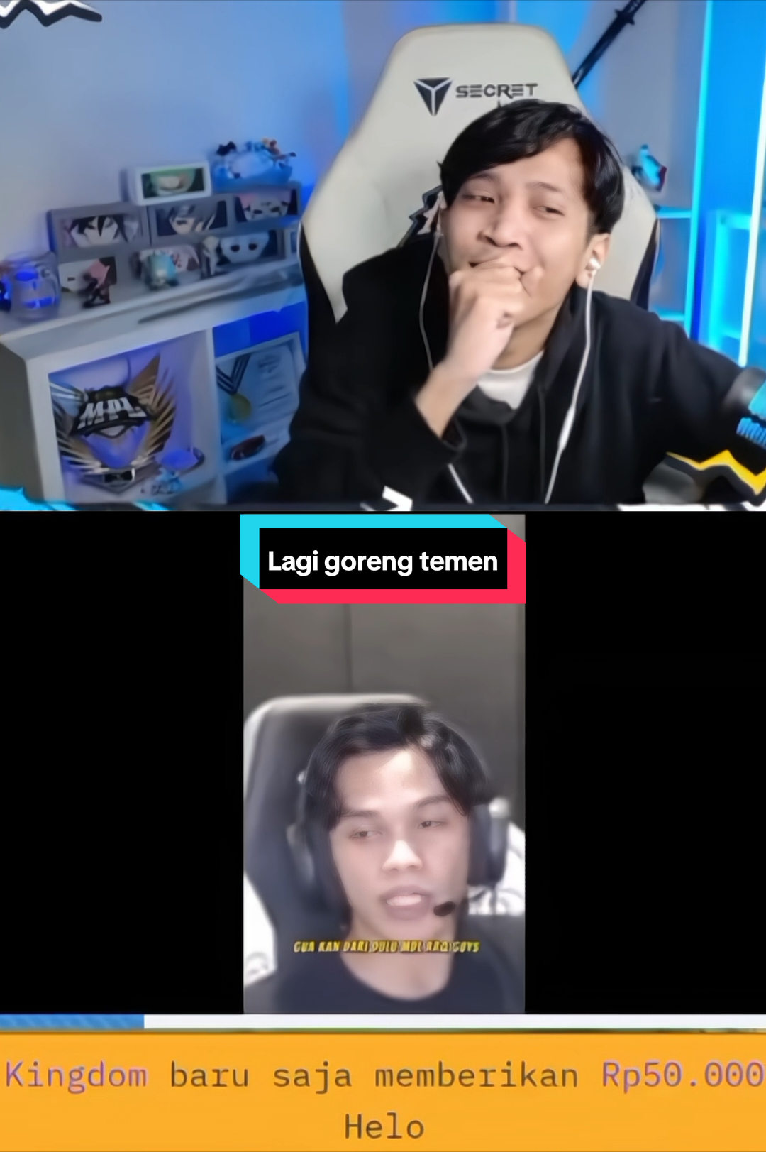 bro  jilat ludah sendiri 🗿 - - - #rrqhoshi #clayyy #onicskylar 