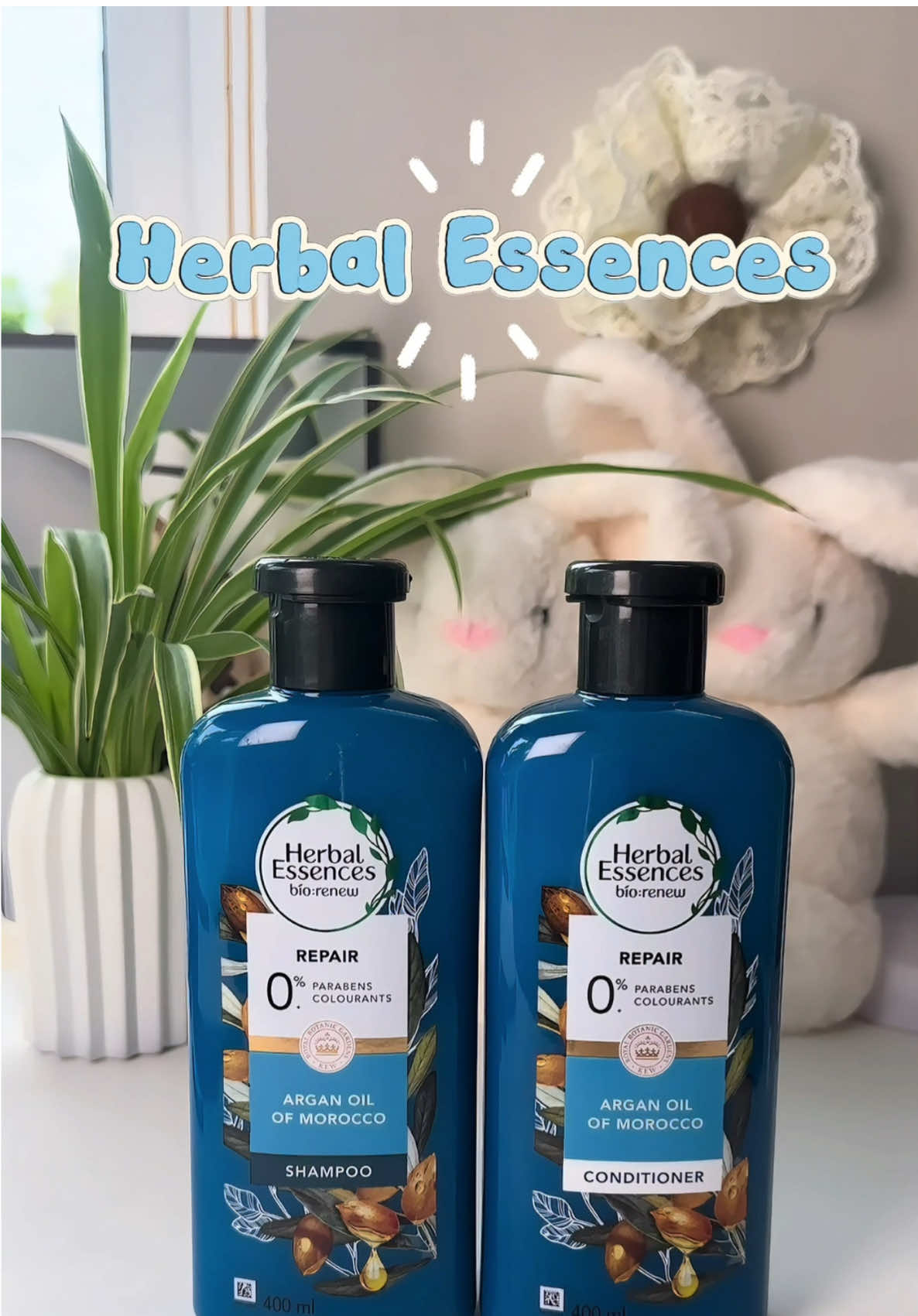 Dầu gội xả Herball Esseces Tóc thơm bay bay tự tin ngút ngàn #herbalessences#herugoidau 