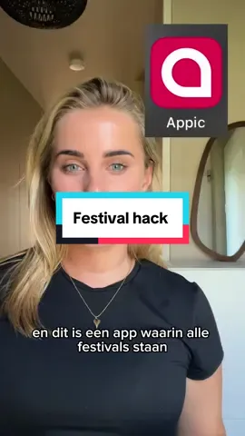 Mijn tip voor je beste festival zomer! De app van @appic.app 🤩 #appic #festivaltips #festivalhack