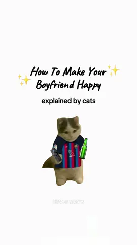 How To Make Your Boyfriend Happy explained by cats :) #catanimation #boyfriend #cats #kittycat #kittyexplains 