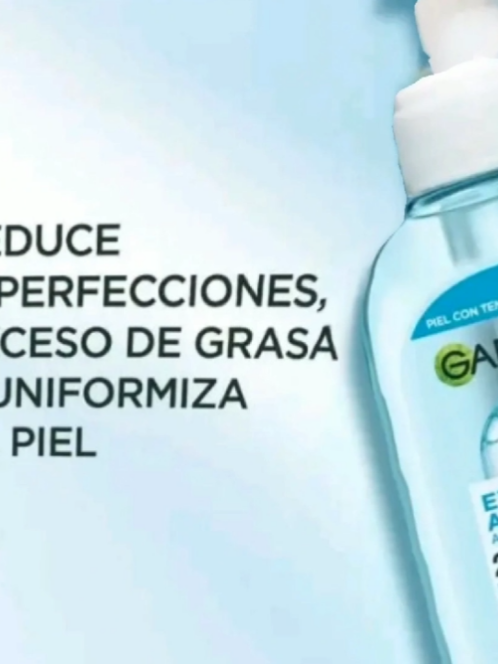 GEL LIMPIADOR GARNIER🤩 #garnierskincare #skincare #tiktokviral #viralvideo #tiktokshop #100k #Viral 