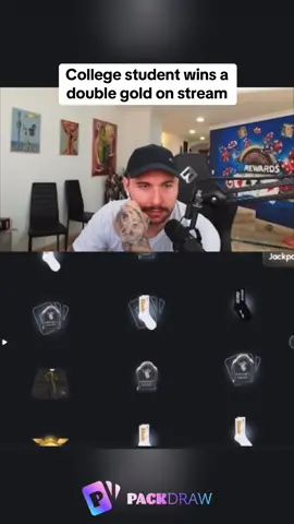 College student wins a double gold on stream #kickstreaming 